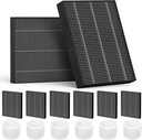6000S Filter Replacement Compatible with LEVOIT Superior 6000S Smart Evaporative Humidifier, 8 Pack 6000S Wick Filters+ 6 Pack Top Fill Filters, Gray