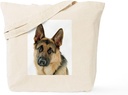 CafePress German Shepherd Tote Bag Reusable Natural Beige Canvas Shopping Bag