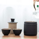 sake set sake cup set Tea Pots, Sake Set, 4 Pieces Quaint Ceramics Wine Glasses Set, include 12 oz Sake Pot, 2.8 oz Sake Cups, for Cold/Warm/Shochu/Tea,