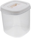 BESTOYARD Rice Keeper Container Airtight Grain Storage Jar 5.9 Inch Clear Food Storage Canister for Pantry Organization Tea Candy Snacks