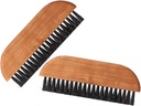 ABOOFAN 2Pcs Coffee Brush Wooden Hand Brush for Espresso Machine Drip Coffee Maker Cleaning Versatile Tool for Coffee Tea Powder Comfortable Grip Chic Design