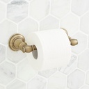 Signature Hardware 948235 Beasley Wall-Mounted Toilet Paper Holder - Aged Brass