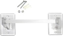 Mirart 18 Inch Clear Acrylic Towel Bar