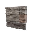 GenStone Faux Stacked Stone Sample 12" x 12" in Kenai Color for Do It Yourself Friendly Home Improvement Projects