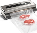 Mesliese Vacuum Sealer Machine Powerful 90Kpa Precision 6-in-1 Compact Food Preservation System with Cutter, 2 Bag Rolls & 5 Pre-cut Bags, Widened 12mm Sealing Strip, Dry&Moist Modes (Silver)