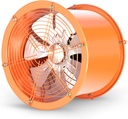 Exhaust Fan High-Speed Inline Duct Ventilation Fan Industrial Exhaust Fan Household Kitchen Ventilator 16-inch Commercial Powerful Vent Fan 280W Vent