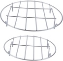 2Pcs Stainless Steel Steaming Rack Professional Food Steamer Basket for Even Cooking Easy to Clean for Home Cooking