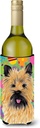 Caroline's Treasures SC9455LITERK Cairn Terrier Easter Eggtravaganza Wine Bottle Hugger Bottle Cooler Sleeve Hugger Machine Washable Collapsible Insulator Beverage Insulated Holder