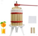 Fruit Wine Cider Press Apple Grapes Crusher Juice Maker Juicer & Filter Bags (4.75Gallon)
