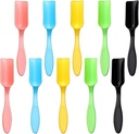 10 Pcs Mini Gardening Shovel Spoons Plastic Cultivation Tools Soil Scoops Digging Transplanting Gardening Spade Hand Trowel Rake for Potted Flowers Succulents Loose Tea-Leaf Scoops, Multiple Colors