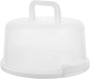 Reusable Cake Carrier Handle Portable Bread Box Cake Keeper Cake Storage Container Transporting Cakes Pies Desserts Fits Standard Cake Boxes Easy Clean