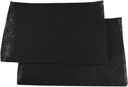 HQRP 2-Pack Activated Charcoal Filters Compatible with Kitchen Aid and Whirlpool Over the Range Microwave Hood Models W11213882 Replacement Air Filters for Microwave Oven