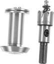 1set Door Peephole Viewer Drill Bit Privacy Kit for Home Office and Hotel Use Metal Security Accessory for Entry Doors