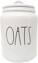 Rae Dunn By Magenta OATS Ceramic LL Medium 8 x 5 Canister.