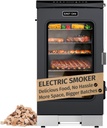 EAST OAK 30" Electric Smoker for Outdoors | Built-in Meat Probe & Up to 6× Longer Smokes on a Single Load | Side Chip Loader for Uninterrupted Smoking | Bigger Batches with 725 sq in Cooking Area
