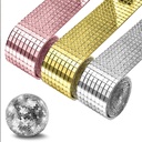 4,392 Pieces Self-Adhesive 5x5 mm Acrylic Mirror Mosaic Tiles, Mini Square Acrylic Tiles for DIY Projects, Disco Ball Decoration, Art Collage, Card Making, and Interior Decor