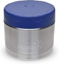 LunchBots 12oz Insulated Food Jar Stainless Steel Wide Mouth - Container With Vented Lid - Keeps Contents Hot or Cold for Hours - Leak-Proof Portable Thermal Food Jar is Ideal for Soup - Navy