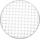 Kisangel 1pc Round Stainless Steel Barbecue Grate Portable Cooking Rack for Outdoor Grills Campfire Use and Ovens BBQ Net for Even Heat Distribution and Versatile Cooking