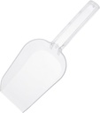 Large PC Ice Scoop Heavy Duty Food Scoop for Kitchen Bar Versatile Ice Shovel for Parties and Weddings Sturdy Plastic Construction