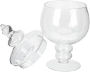 Glass Candy Bowl Lid Snack Holder for Cookies Jars Lids for Candy Storage Decorative Jar for Home
