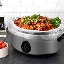 Slow Cooker & pot Liners Fits 7-8 Quarts, Extra Large Pot Liners SIZE: 13'' x 21'' x 4'' Inches, 4" Gusset Bottom, Extra Large Pot Liners, 20 pack
