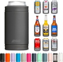 3 in 1 Insulated Can Cooler - 15+ Colors - Universal Size for 12 oz Cans, Slim Cans, and Bottles
