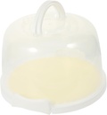 Portable Reusable Cake Container with Lid and Handle Elevated Cake Box for Outdoor Parties and Travel Food-safe Protective Carrier for Easy Storage and Transport