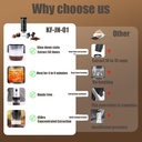 Portable dual-function coffee machine - fully automatic coffee maker with a built-in heating function for electric capsule coffee machine. Suitable for outdoor, vehicle-mounted and home use. (黑色)