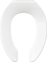 PROFLO PFTSCOFA2000 Elongated Open-Front Toilet Seat - White