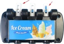 Ice Cream Outlet Valve Accessories Compatible For Bingshite Ice Cream Machine Discharge Valve Accessories Compatible For Bingmei Qile Compatible For Guangshen Ice Cream Machine Plastic Head Compatible
