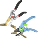 Pruning Shears 9.25" Heavy Duty Pruning Shears with small Gardening Scissors Anvil Garden Clippers
