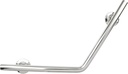 Seachrome 16" x 16" Lifestyle & Wellness® Angled Wedge Wall Mount Bathroom Shower Grab Bar, 1 ¼" Diameter, Polished Finish