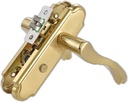 1Pcs Passage Door Levers Stainless Steel Bathroom Lock Titanium Golden Toilet Door Lock S098 110 Hole Pitch 45 Tongue Room Door Lock Without Key