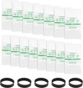 15 +5 Pack 204814 HEPA Filter Bags plus Belts, for Kirby Vacuum Bags 204811 204808 205811, Universal White Cloth Bags Fit for Sentria Models & All Generation with F-Style and Twist-Style
