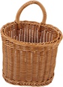 Rattan Wall Hanging Basket Kitchen Storage Baskets for Kitchen Organization