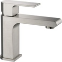 Blossom Modern Brass Bathroom Sink Faucet – Single Handle, Brushed Nickel Finish, Lead-Free Solid Brass, Easy Installation, Water-Saving Aerator, Corrosion-Resistant (F01 303 02)