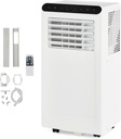 8,000 BTU Portable Air Conditioners, 3-in-1 Portable AC Unit Cools Up to 350 Sq.Ft, Quiet Air Conditioner with Fast Cooling/Energy Saving/Remote Control/24Hrs Timer for Bedroom, Office, Apartments