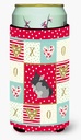 Caroline's Treasures CK5420TBC Black Velvet Chinchilla Love Tall Boy Hugger, Red Can Cooler Sleeve Hugger Machine Washable Drink Sleeve Hugger Collapsible Insulator Beverage Insulated Holder