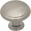 Cosmas 25 Pack 5422SN Satin Nickel Cabinet Hardware Mushroom Knob - 1-3/16" Diameter