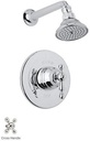 Rohl ACKIT30EX-APC Kit Arcana Shower Package with Cross Handle includes AC100X and C5504E, Polished Chrome