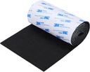 Felt Furniture Pads, Non Slip Self Adhesive Cuttable Felt Tape Black Heavy Duty Felts Strip Roll for Protecting Hardwood Floors Chair Wall Protector (40 x 5 x 0.12 Inch)