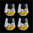 Drinking Glasses 10.1oz (about 300ml) Wine Glass Set, Home Creative Whiskey Glass, Bourbon Whiskey Glass, Rum, Vintage Cocktail, Vodka or Mixed Drinks Glass Cups(A)