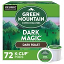 Green Mountain Coffee Roasters Dark Magic Keurig Single-Serve K-Cup Pods, Dark Roast Coffee, 72 Count