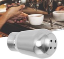 Steam Wand Tip 4 Hole, Coffee Maker Steam Nozzle, Stainless Steel Milk Foam Spout Replacement Accessory Espresso Machine Steam Wand Suitable for Breville 8
