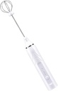 Amosfun Handheld Electric Egg Mixer USB Rechargeable Frother for Soup Easy to Clean with Removable Mixing Head Kitchen Tool for Baking Cooking Versatile