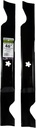 MaxPower 561739B 2 Blade Set for 46" Cut Craftsman, Husqvarna, Poulan Replaces OEM no. 405380, 594892801, 532405380, CMXGZAM110147