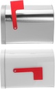2pcs Metal Mailbox: Decorative Small Tinplate Mailbox Cookie Jar - Versatile Metal Storage Boxes for Snacks Letters Small Items