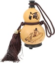 DECHOUS Natural Gourd Water Bottle: Portable Japanese Sake Gourd Water Bottle for Outdoor Enjoyment Home Occasions - 150ml - with Tassel Rope