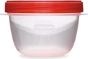 Rubbermaid TakeAlongs Twist & Seal, Twist Top Food Storage Containers, 2 Cup, 3 Pack