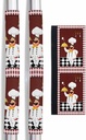 Refrigerator Door Handle Covers, Kitchen Chef Food Cartoon Washable Fridge Door Handle Protector for Microwave Ovens Dishwasher, Keep Appliance Clean from Smudges, Drips, Oil